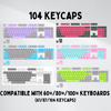 PBT 104 Keycaps