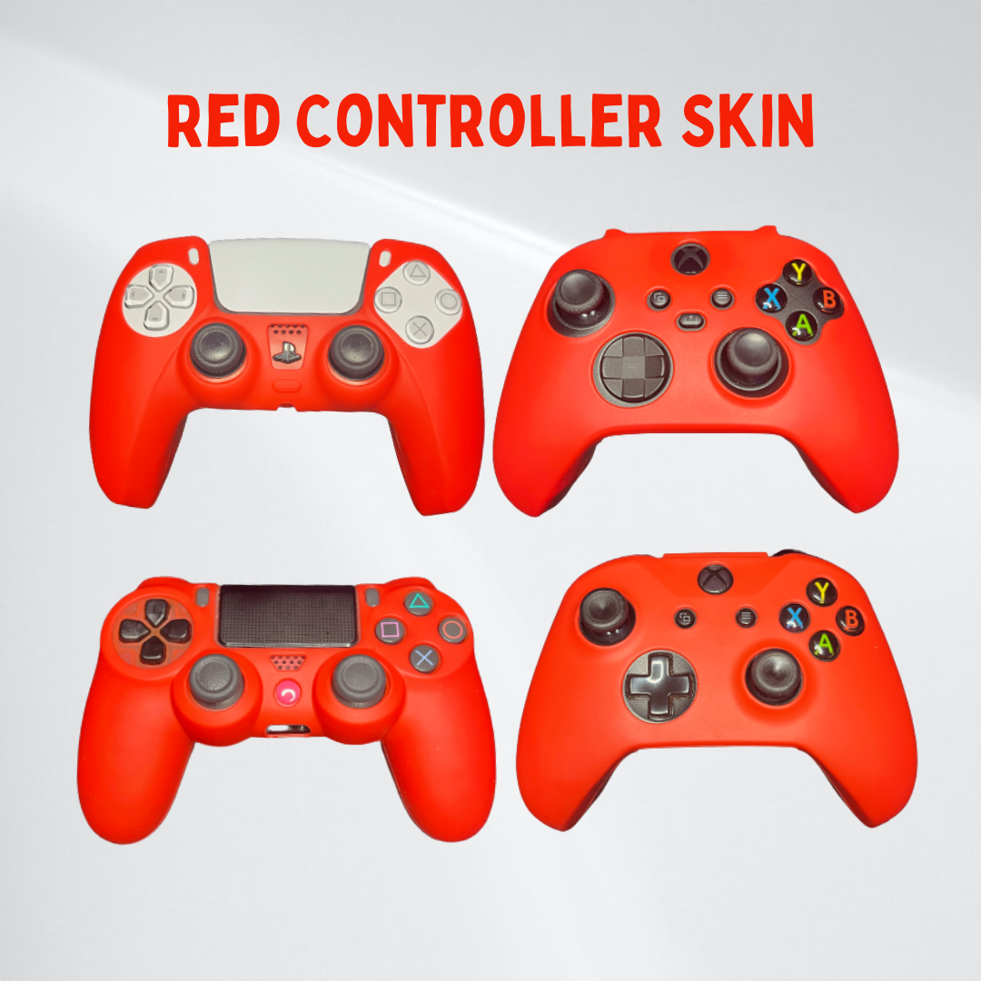 Red Controller Skin – Faithful Grips
