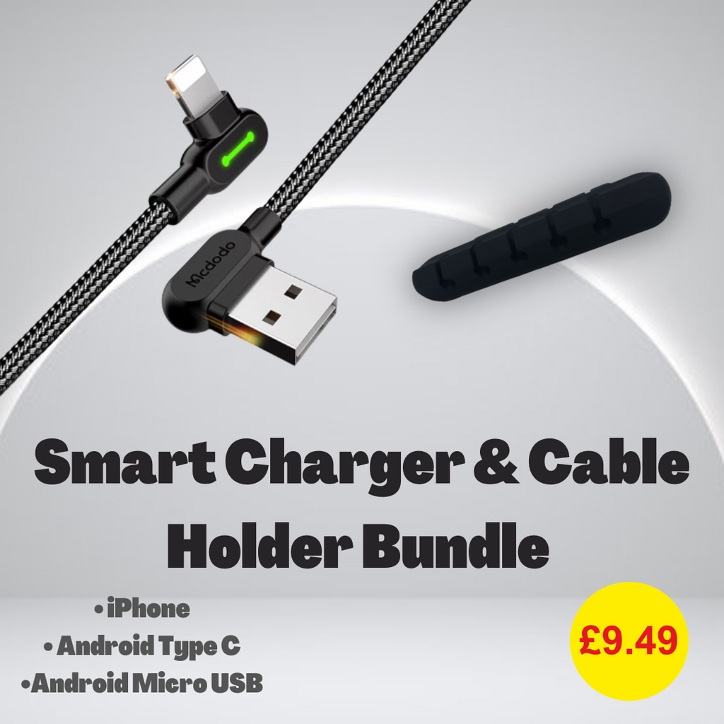 Smart Charger & Cable Holder Bundle